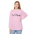 Cat Mom Long Sleeve Tee — Stylish Script Pet Lover Shirt