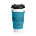 Travel Mug — "Coffee Is My Love Language" Stainless Steel Tumbler