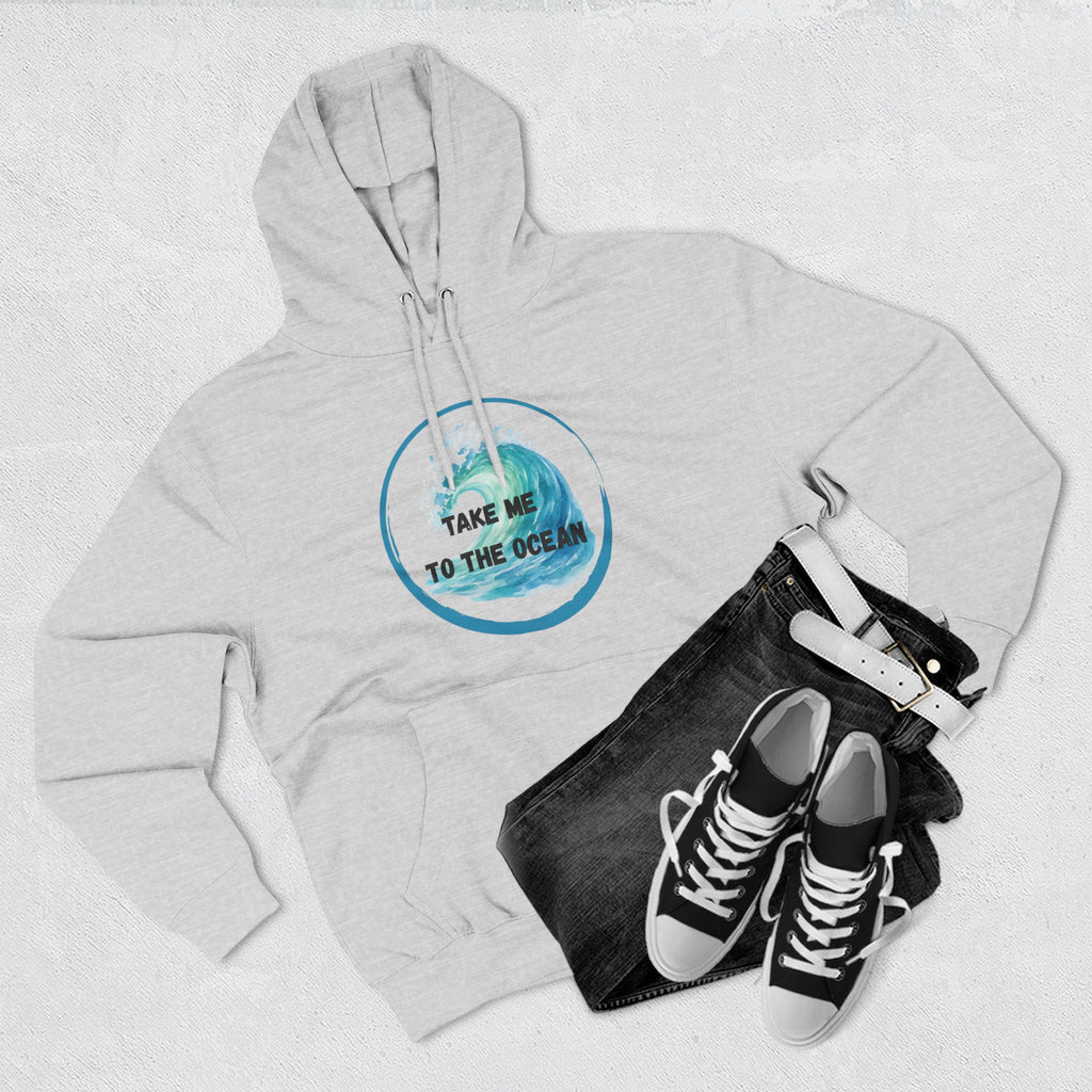 Ocean Vibes Hoodie — “Take Me To The Ocean” Graphic Pullover