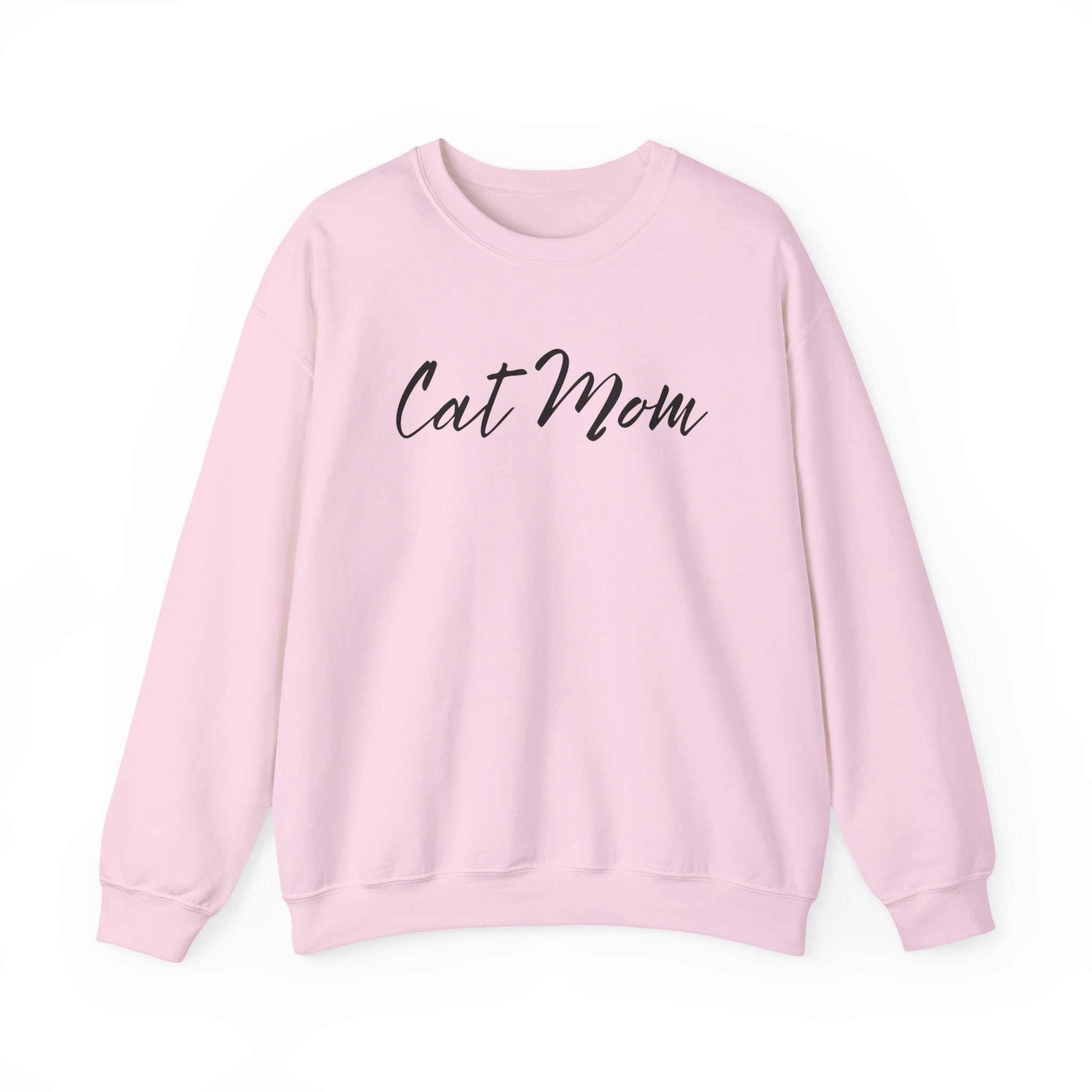 Cat Mom Crewneck Sweatshirt — Cozy Cat Lover Pullover