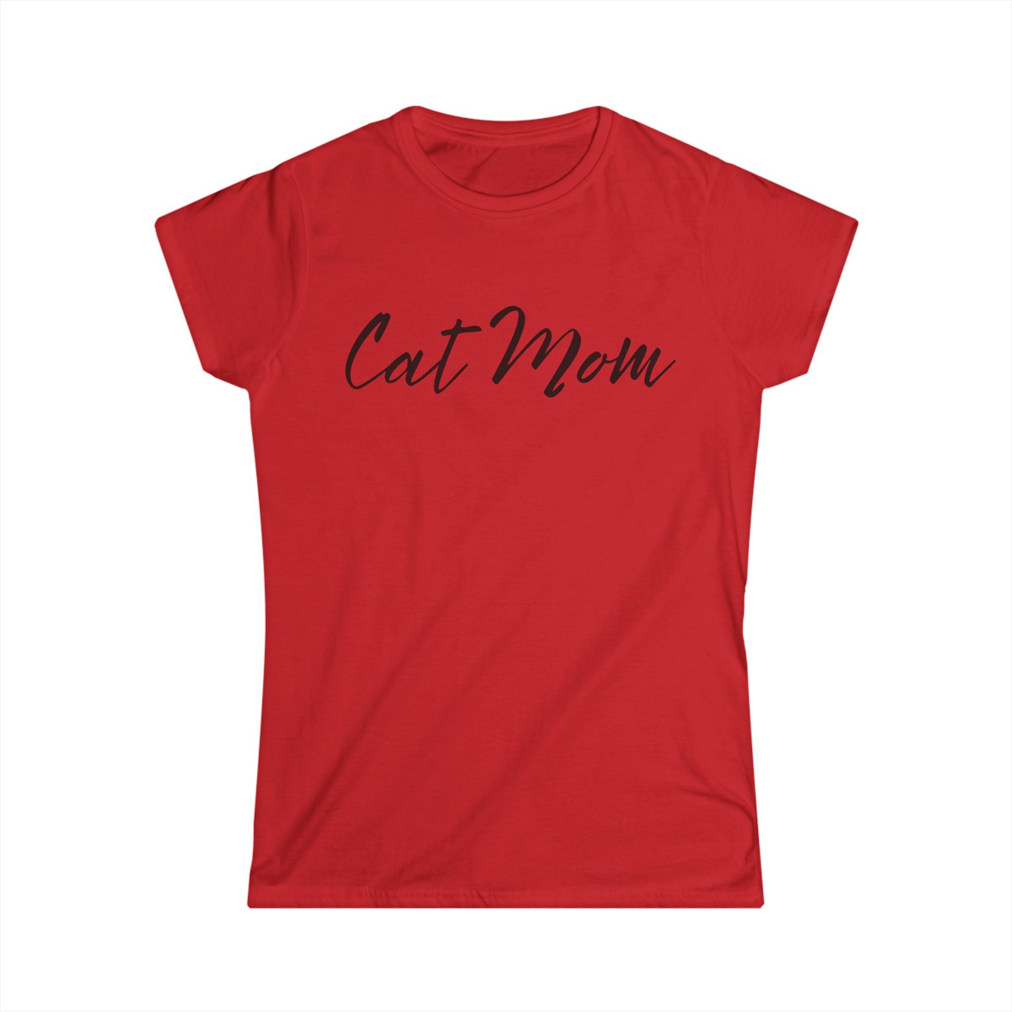 Cat Mom T‑Shirt — Women's Funny Cat Lover Tee