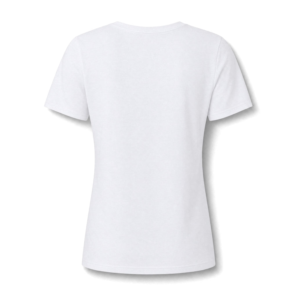 Best Cat Mom Ever! V-Neck Tee — Cute Cat Paw Graphic for Cat Lovers
