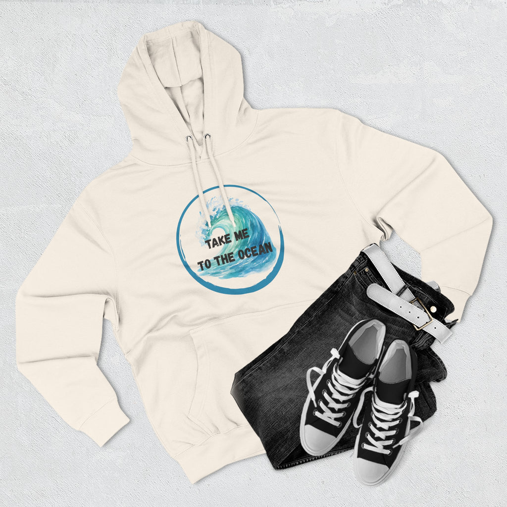 Ocean Vibes Hoodie — “Take Me To The Ocean” Graphic Pullover
