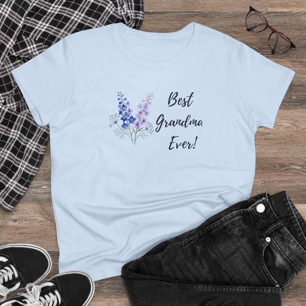 Best Grandma Ever! Floral Women's Tee