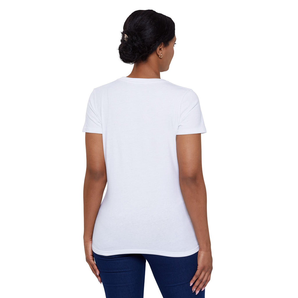 Best Dog Mama Ever T-Shirt — Women's Organic Paw Print Tee