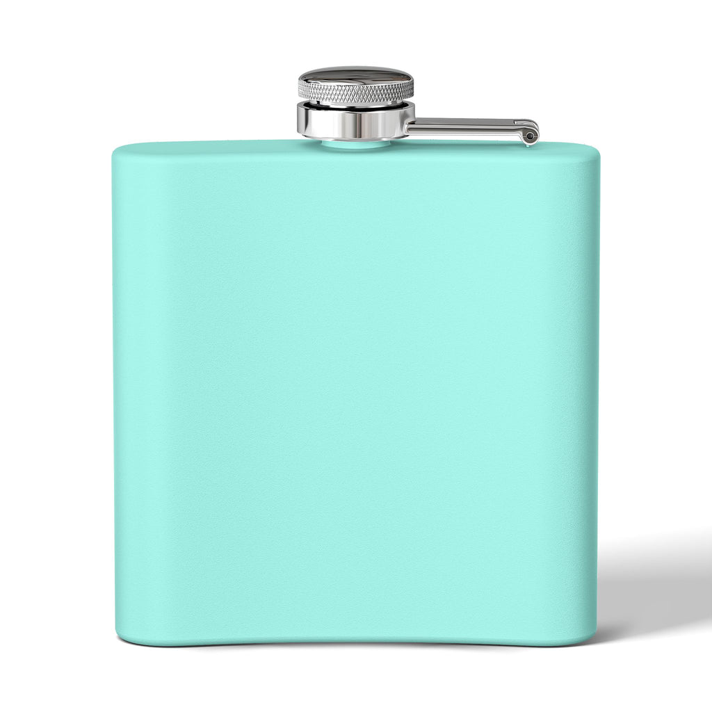 Flask — "Just Peachy" Stainless Steel 6oz Hip Flask