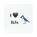 I  BJs Blue Jay Car Magnet — Funny Bird Lover Automotive Decal