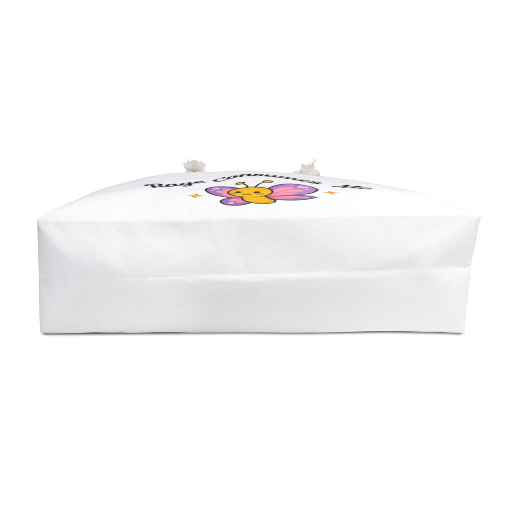 Weekender Bag — Cute Butterfly "Rage Consumes Me" Weekend Tote