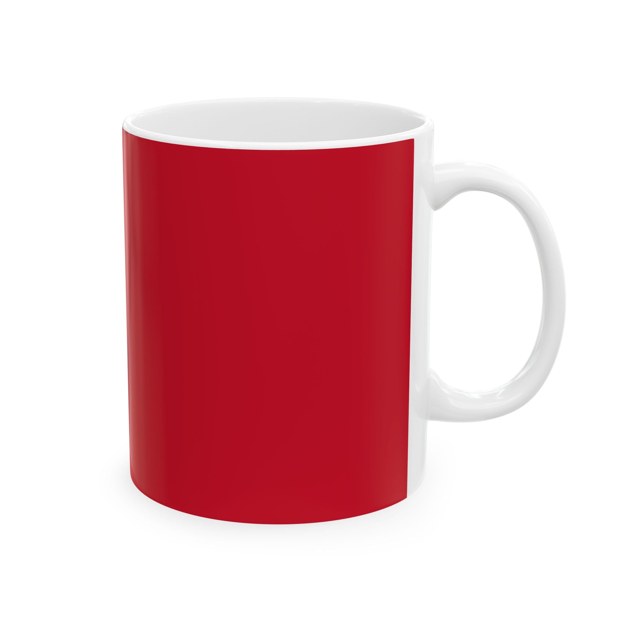 Valentine Floral Ceramic Mug (11oz & 15oz) — Pink Hearts & Roses Coffee Cup