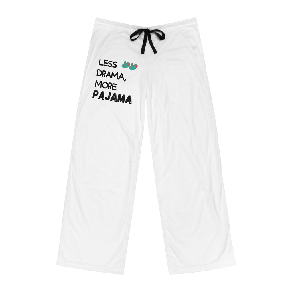 Men's Pajama Pants - "Less Drama, More Pajama" Cozy Lounge Pants