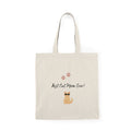 Best Cat Mom Ever! Natural Tote Bag – Cute Cat Paw Print Shopper