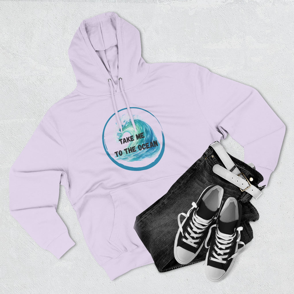 Ocean Vibes Hoodie — “Take Me To The Ocean” Graphic Pullover