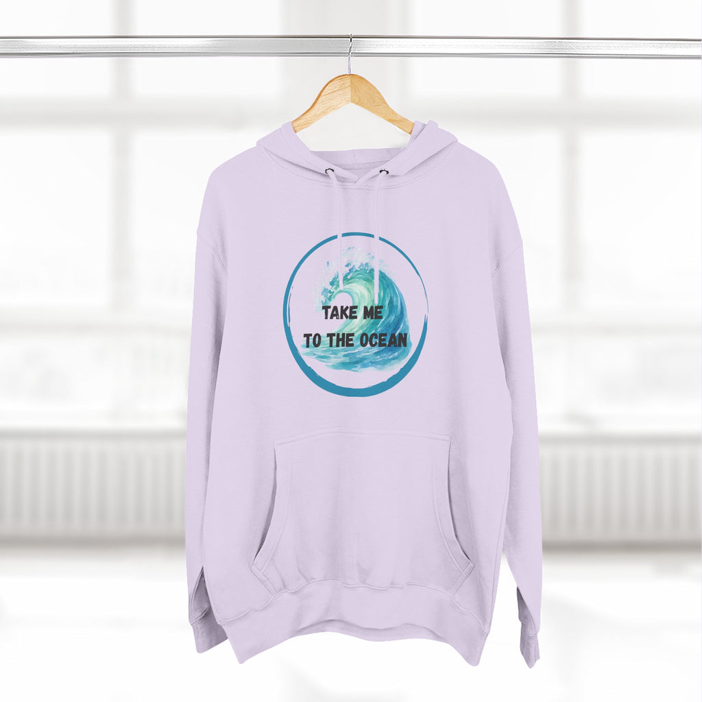 Ocean Vibes Hoodie — “Take Me To The Ocean” Graphic Pullover