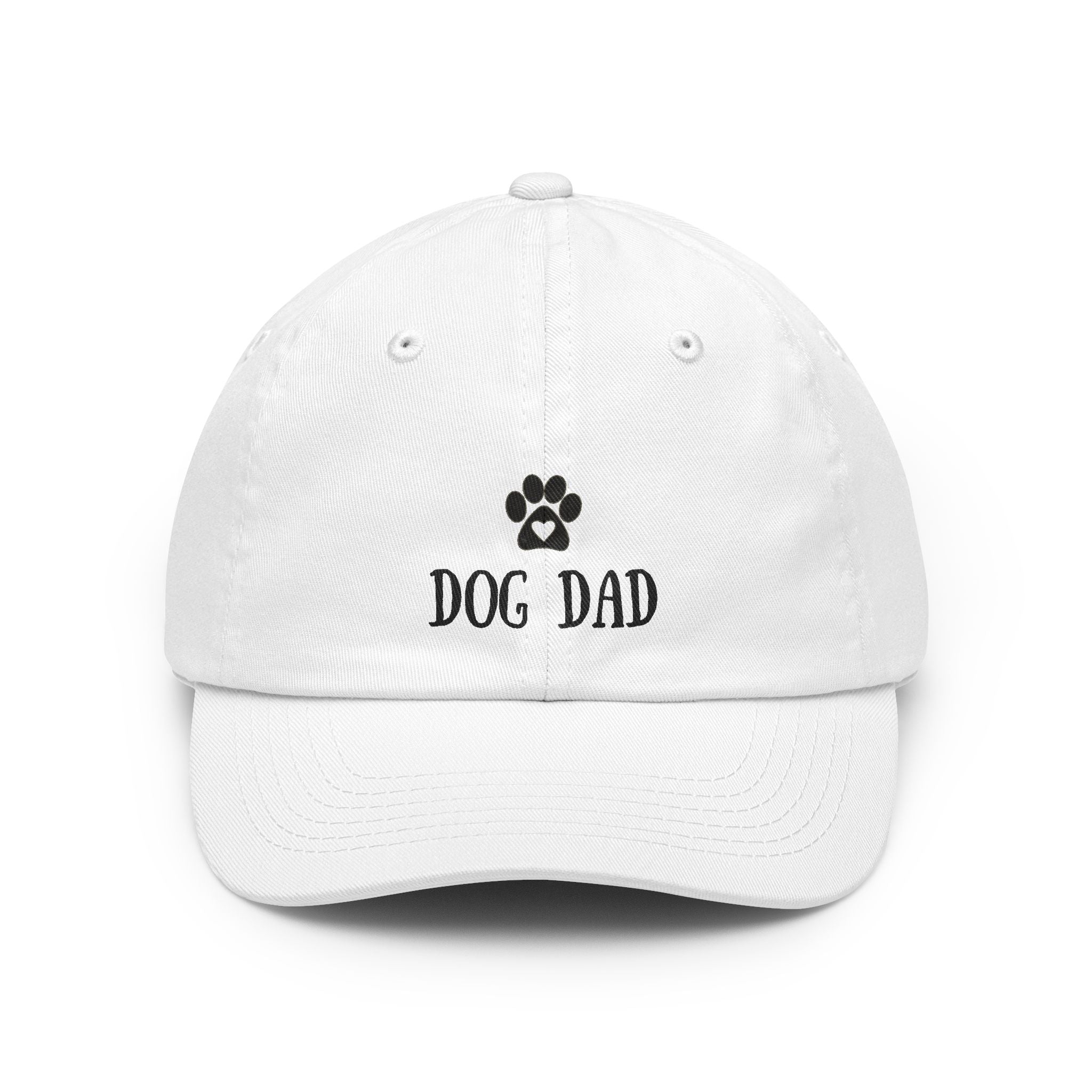 Dog Dad Hat - Embroidered Paw Baseball Cap for Pet Lovers