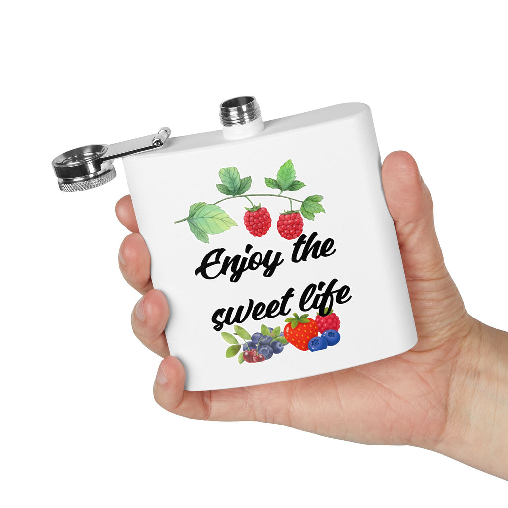 Stainless Steel Flask, 6oz