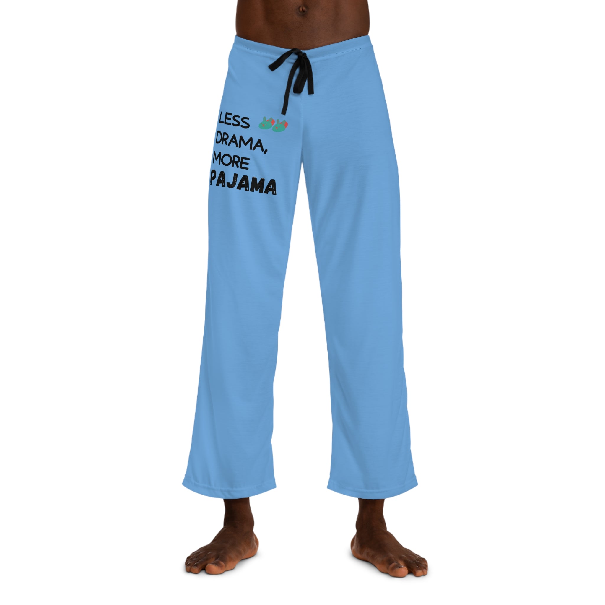 Men's Pajama Pants - "Less Drama, More Pajama" Cozy Lounge Pants