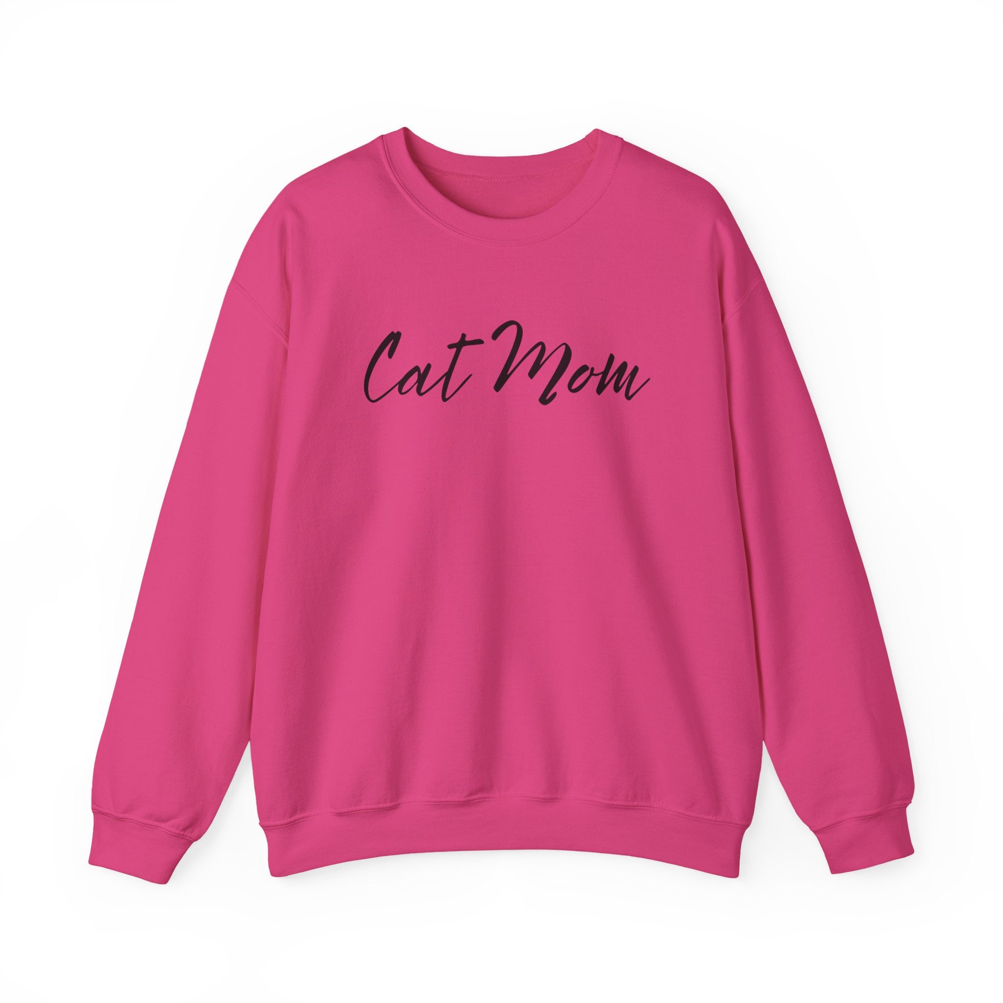 Cat Mom Crewneck Sweatshirt — Cozy Cat Lover Pullover