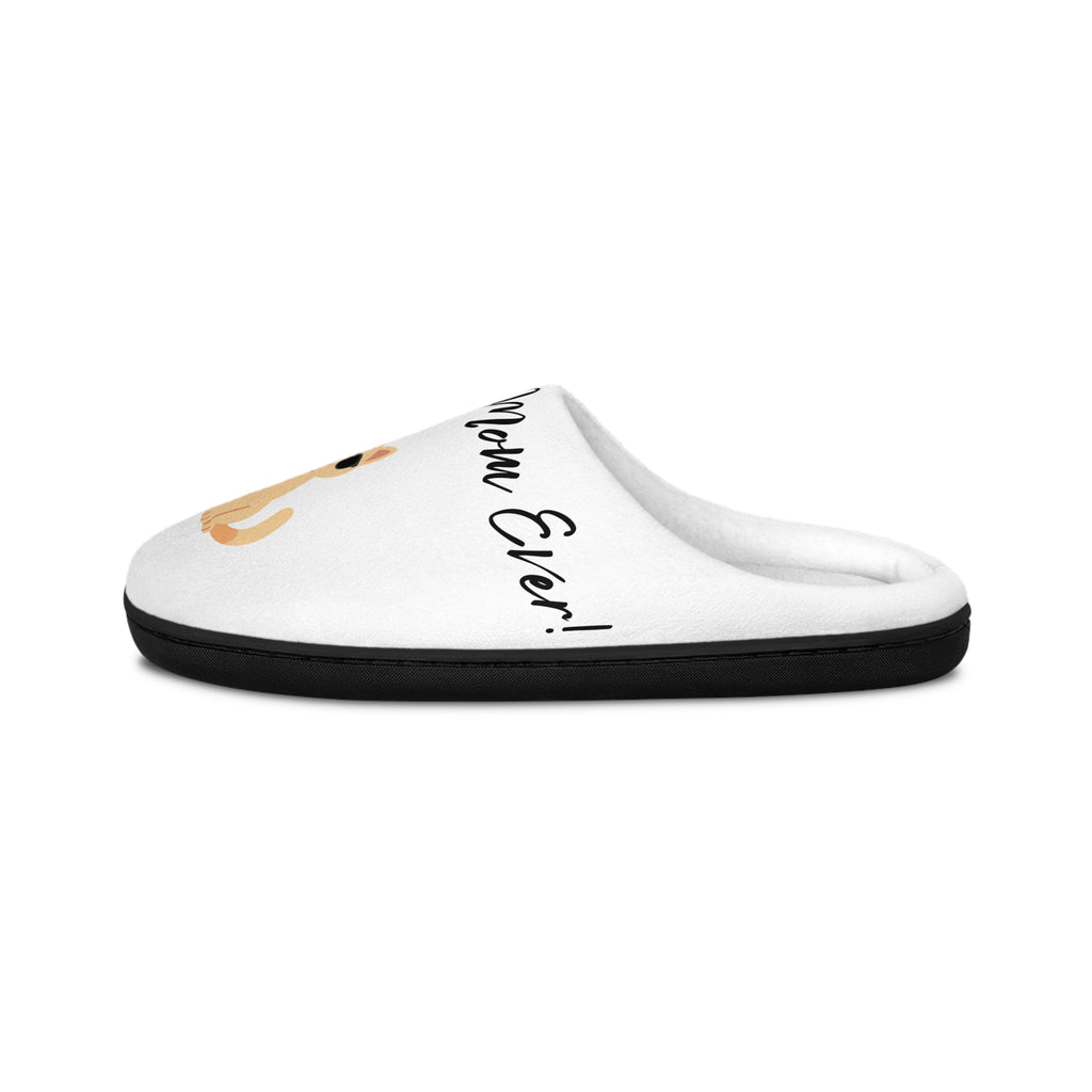 Women's 'Best Cat Mom Ever' Indoor Slippers — Cute Sunglasses Cat Cozy House Shoes