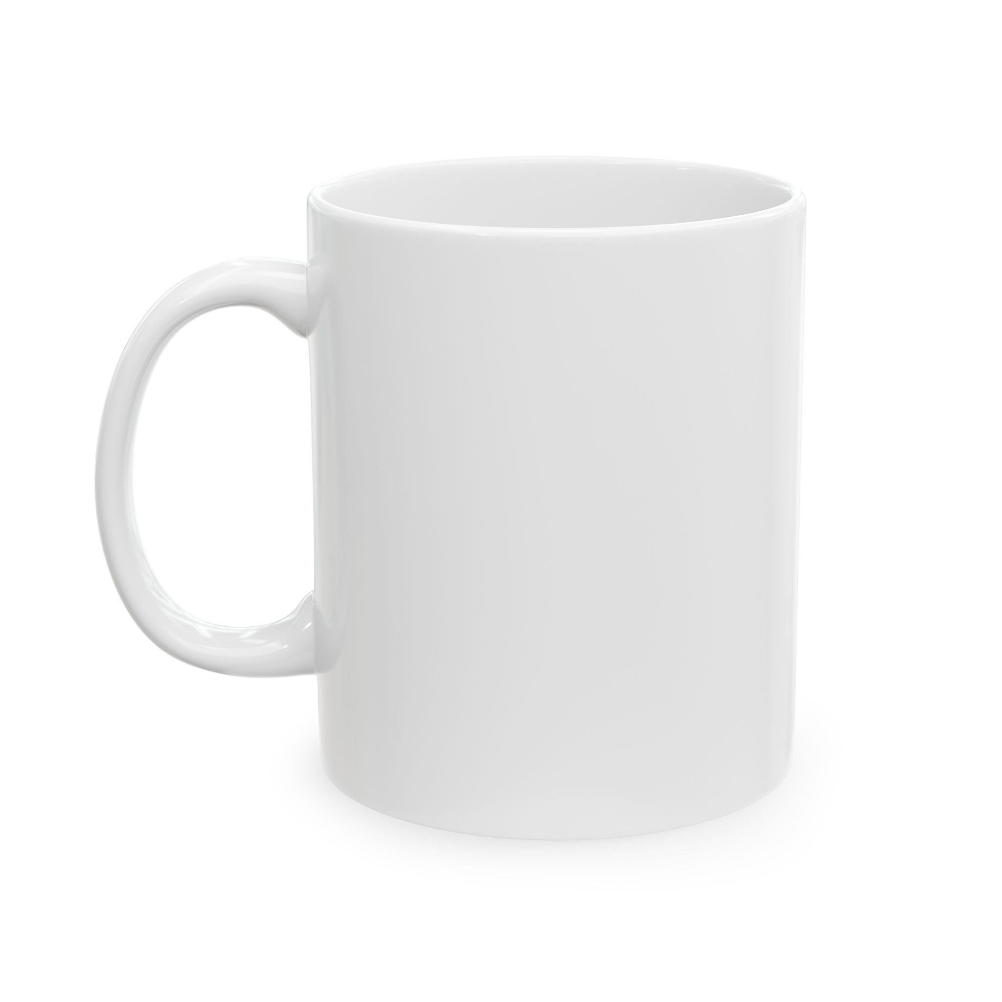 Ceramic Mug — "Tuxedo Mom" Floral Cat Coffee Cup (11oz, 15oz)