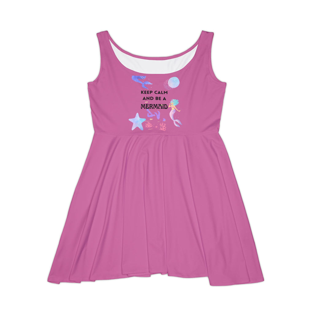 Keep Calm and Be a Mermaid Skater Dress