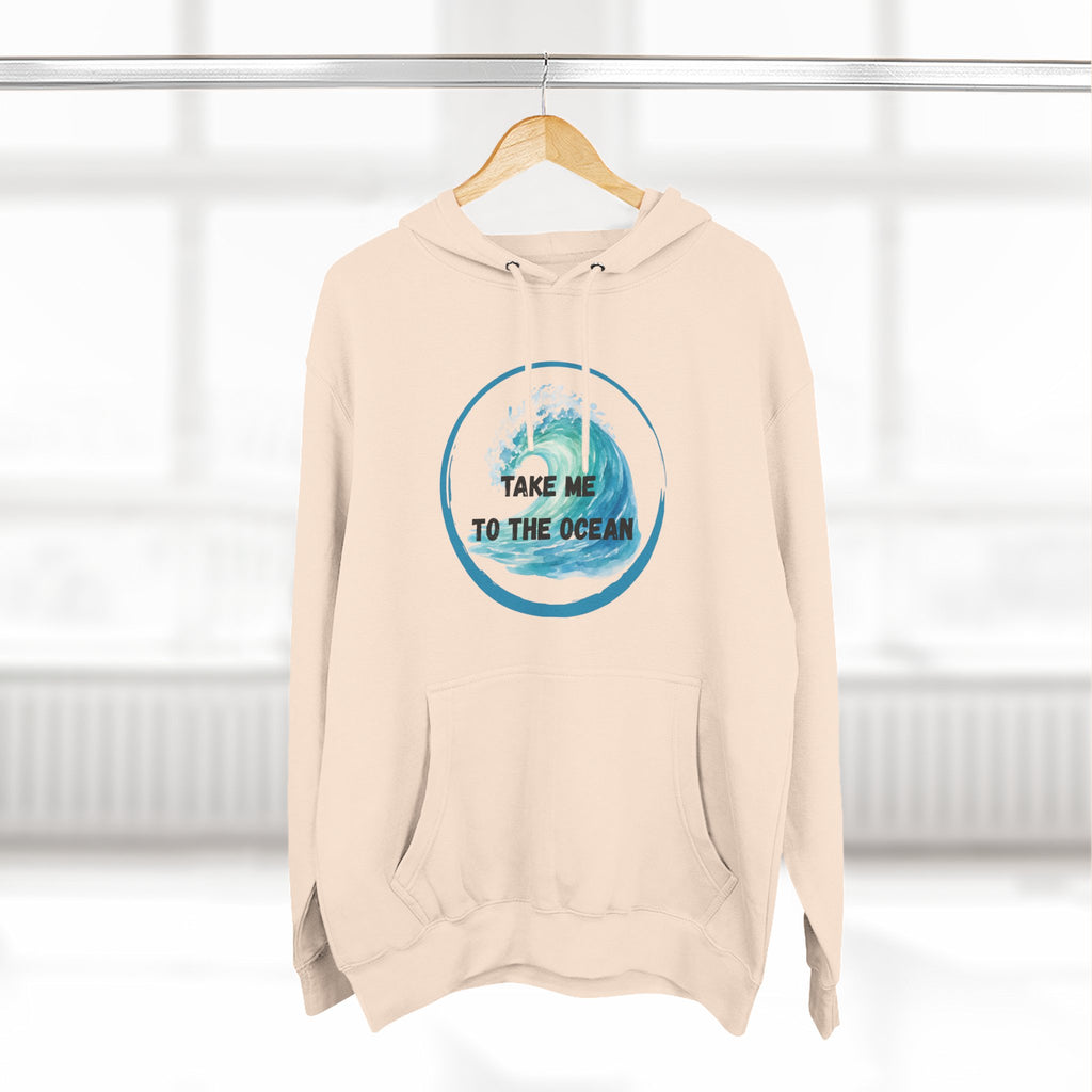Ocean Vibes Hoodie — “Take Me To The Ocean” Graphic Pullover
