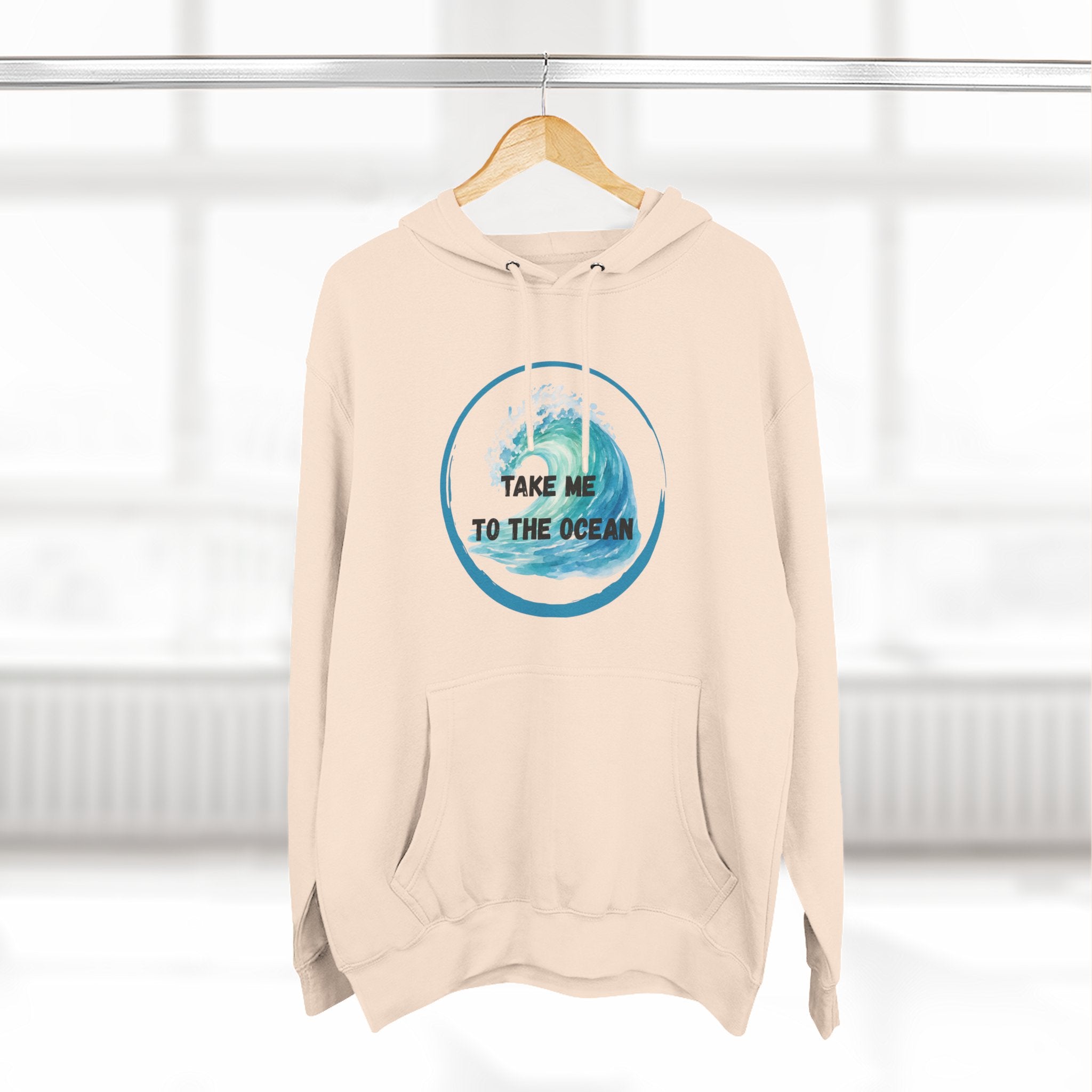 Ocean Vibes Hoodie — “Take Me To The Ocean” Graphic Pullover