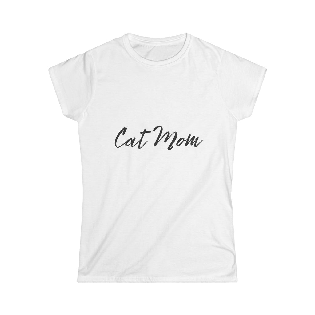 Cat Mom T‑Shirt — Women's Funny Cat Lover Tee