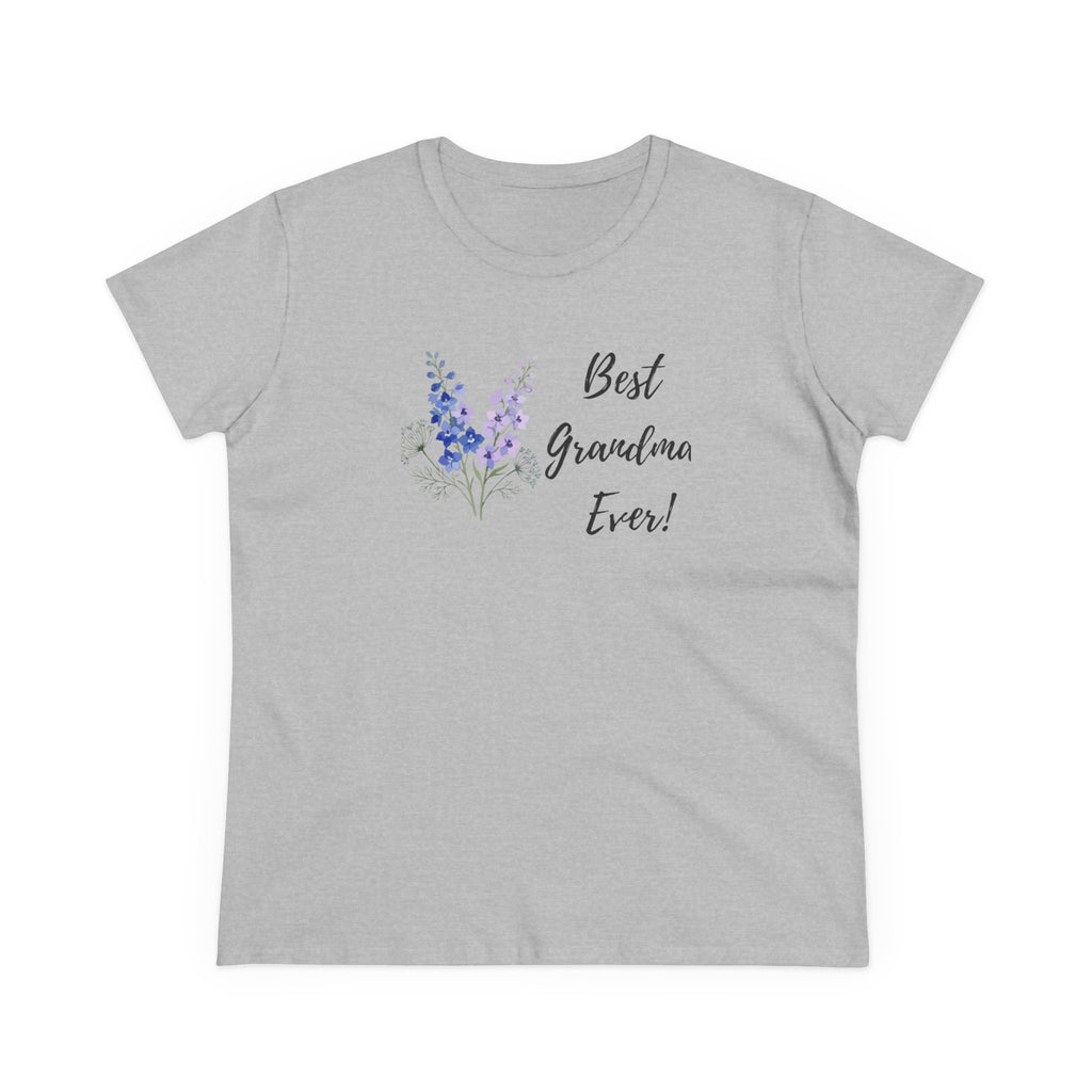Best Grandma Ever! Floral Women's Tee