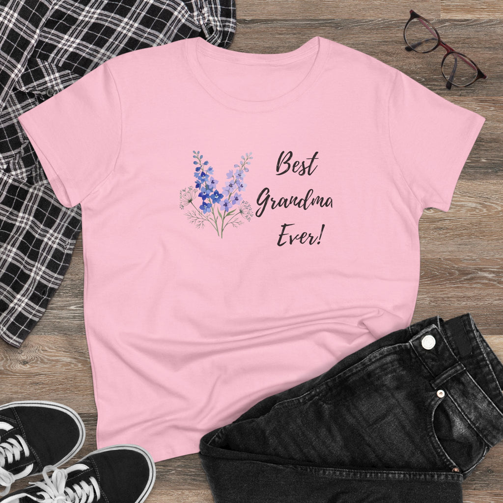 Best Grandma Ever! Floral Women's Tee