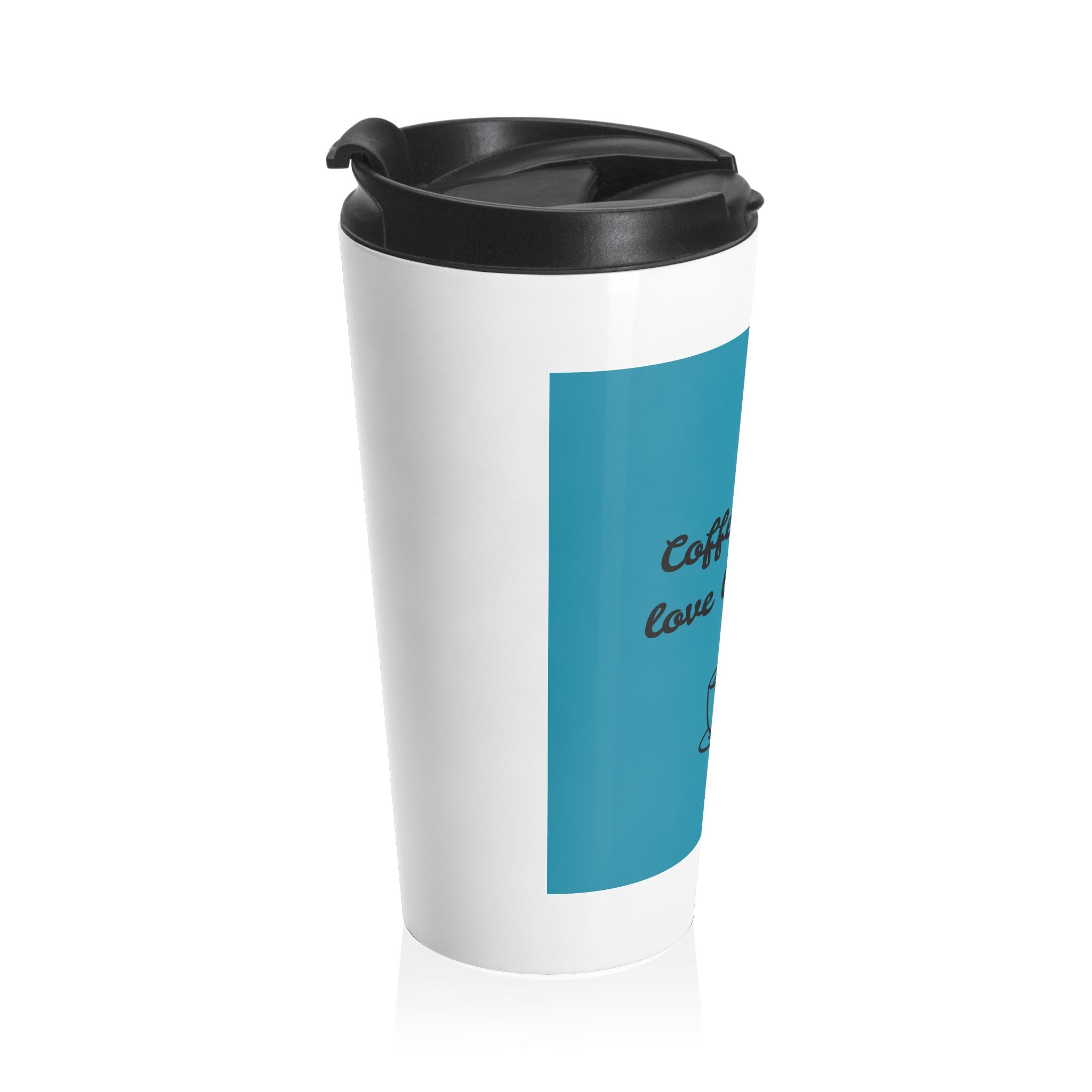 Travel Mug — "Coffee Is My Love Language" Stainless Steel Tumbler