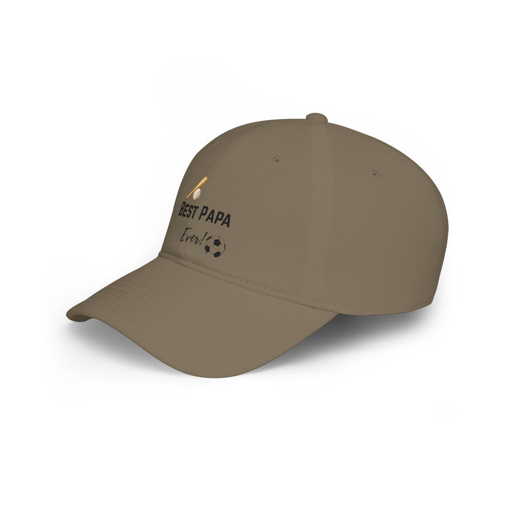 Best Papa Ever Baseball Cap — Dad Gift Soccer & Baseball Hat