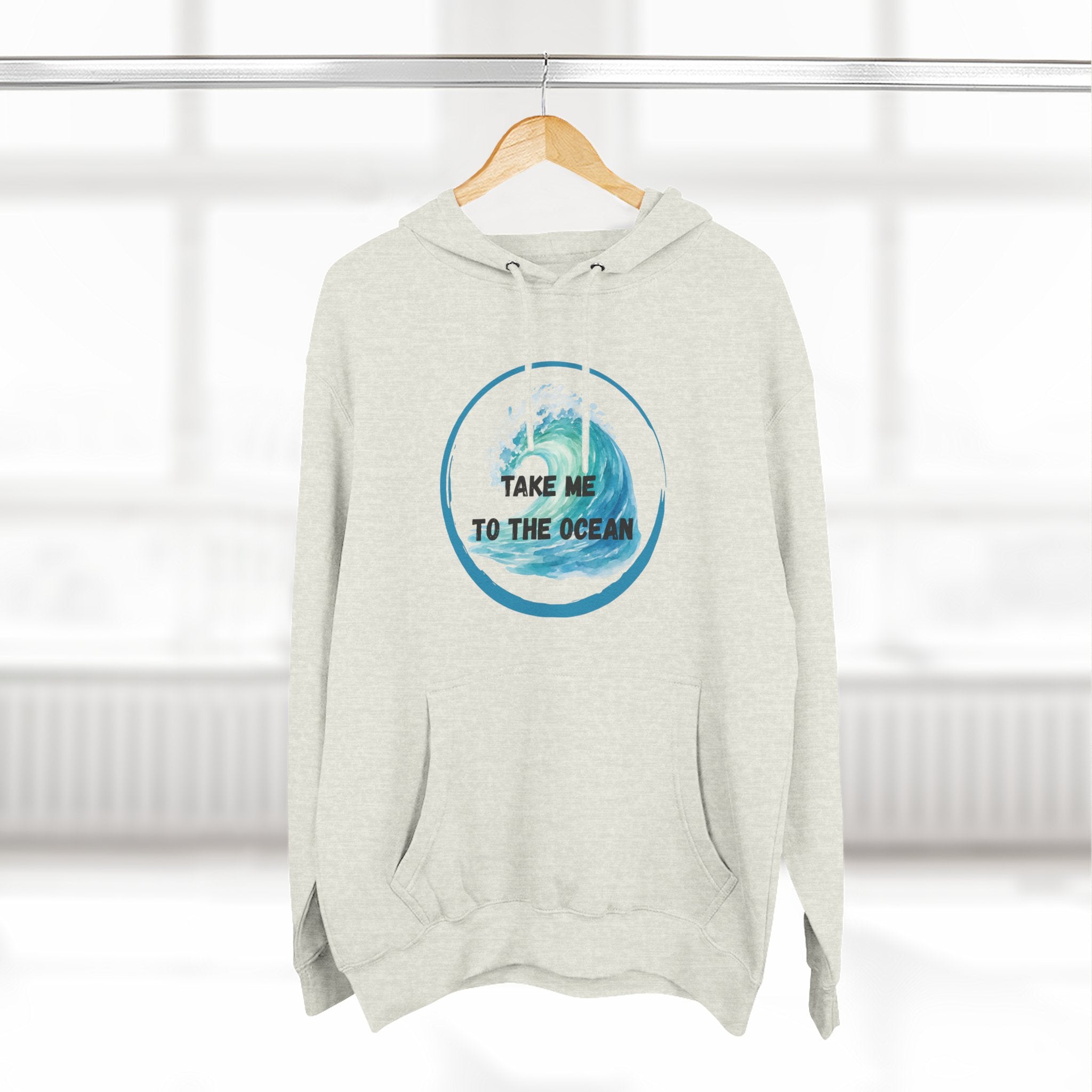Ocean Vibes Hoodie — “Take Me To The Ocean” Graphic Pullover