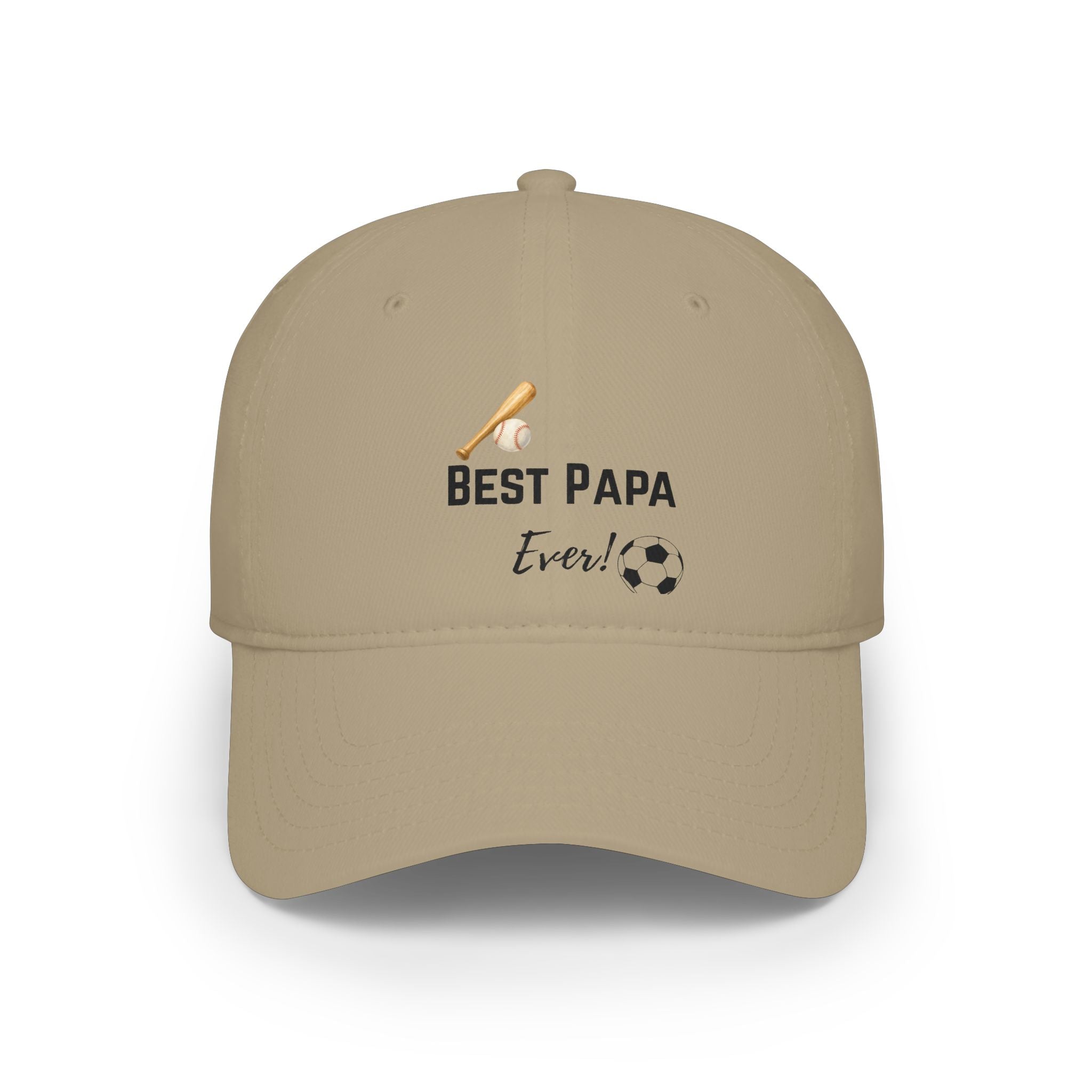 Best Papa Ever Baseball Cap — Dad Gift Soccer & Baseball Hat