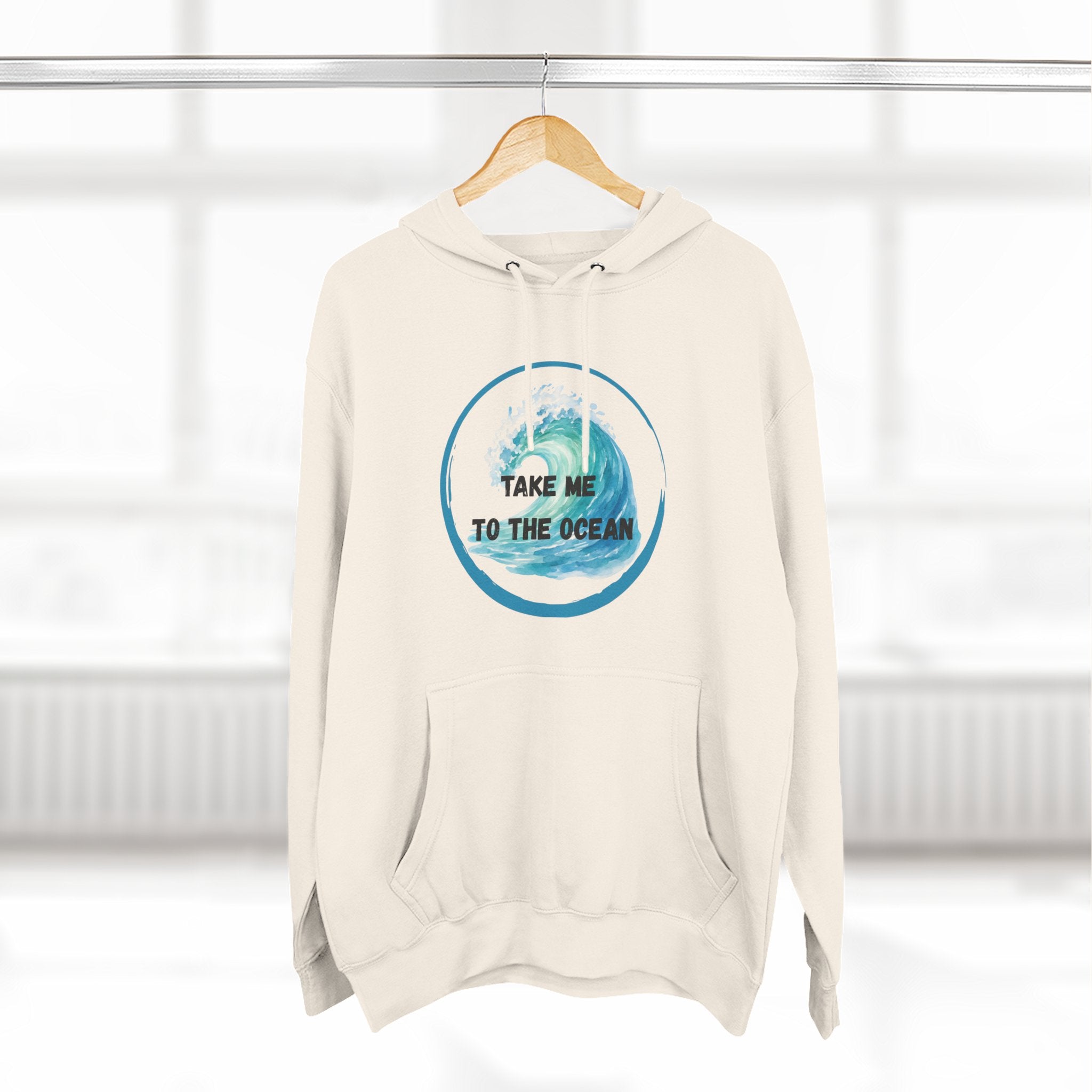 Ocean Vibes Hoodie — “Take Me To The Ocean” Graphic Pullover