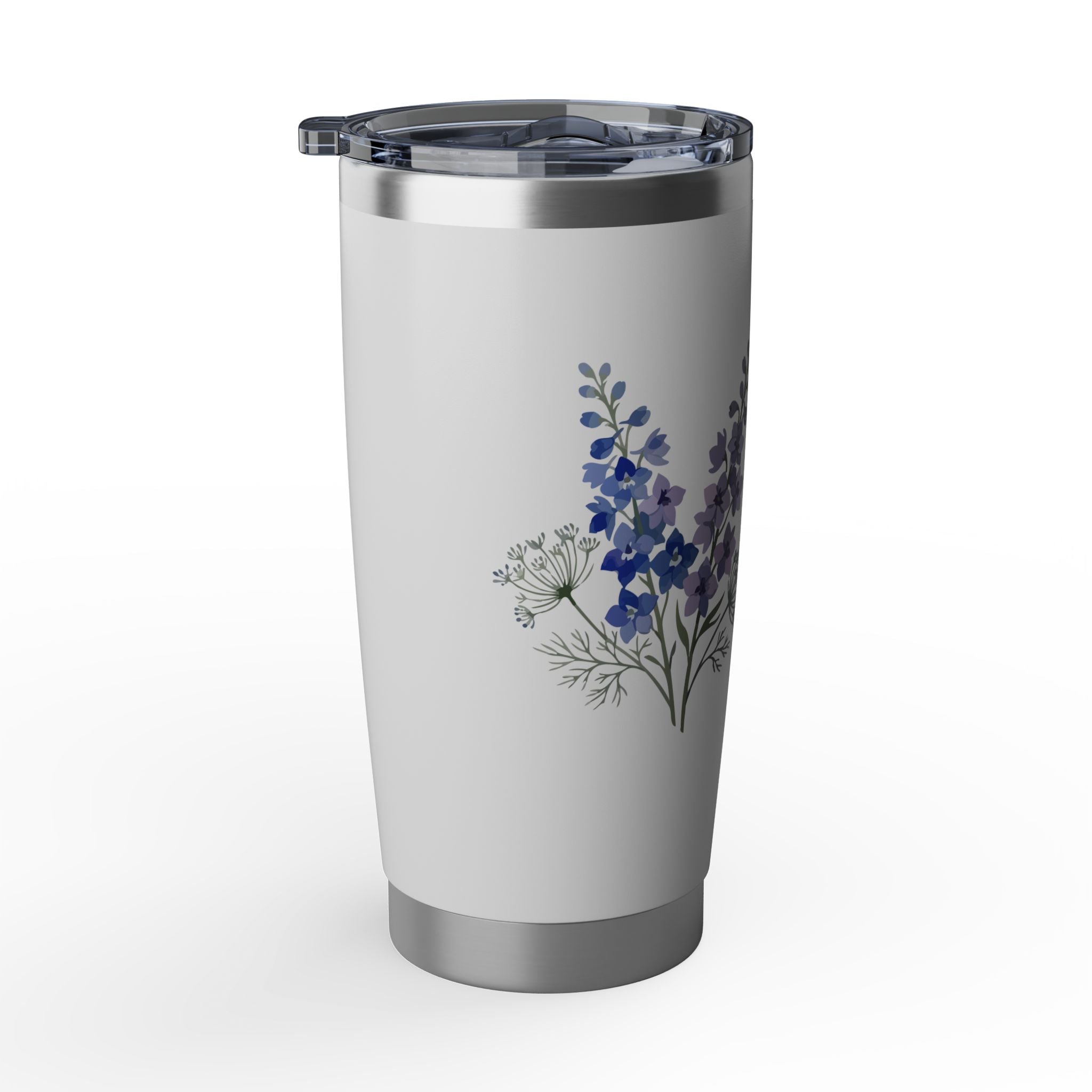 20oz Floral Grandma Tumbler — "Best Grandma Ever" Insulated Travel Cup