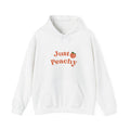 Just Peachy Hoodie – Cute Peach Graphic Pullover Sweatshirt