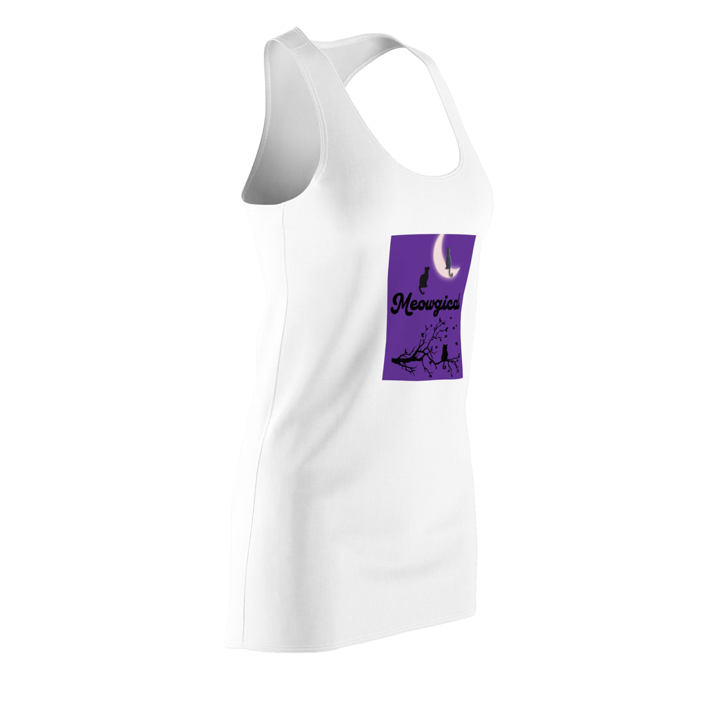 Meowgical Cat Moon Racerback Dress