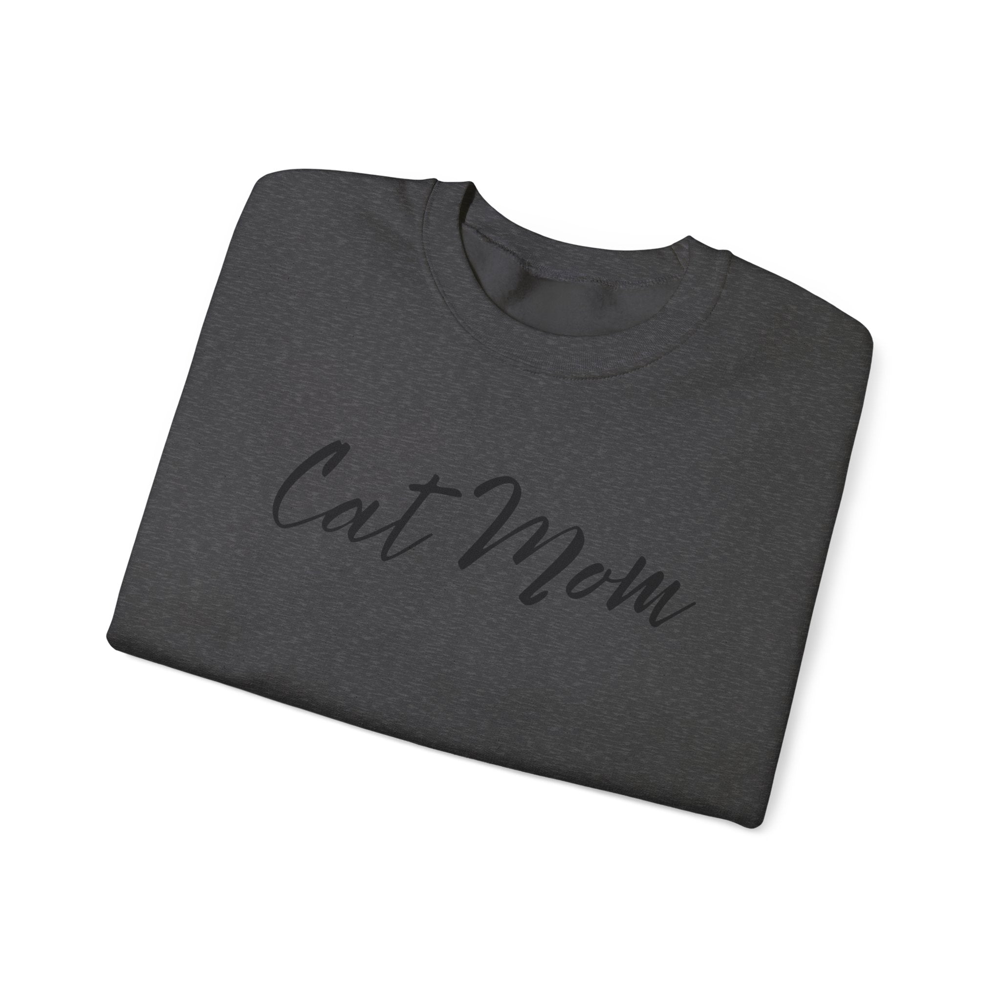 Cat Mom Crewneck Sweatshirt — Cozy Cat Lover Pullover
