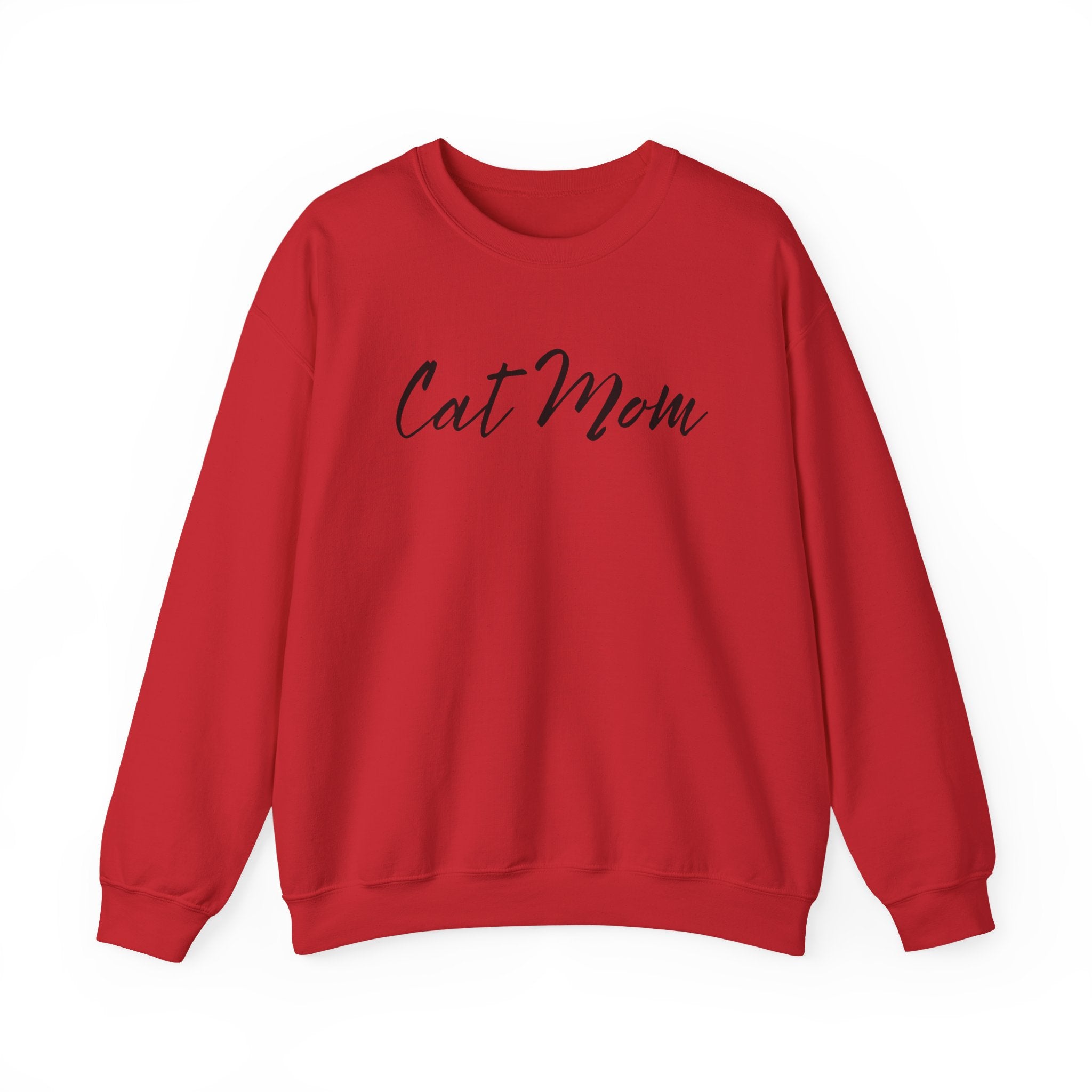 Cat Mom Crewneck Sweatshirt — Cozy Cat Lover Pullover
