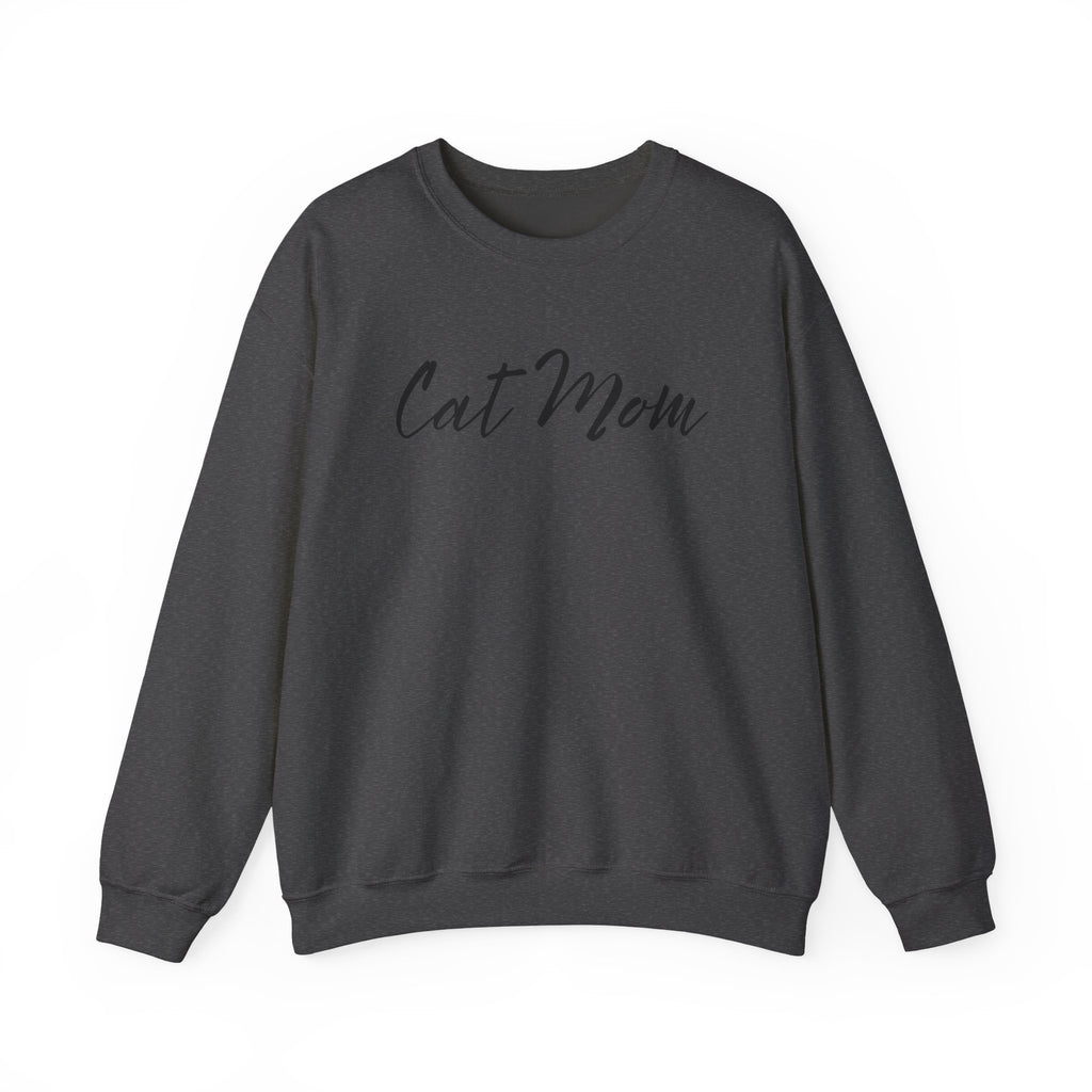 Cat Mom Crewneck Sweatshirt — Cozy Cat Lover Pullover