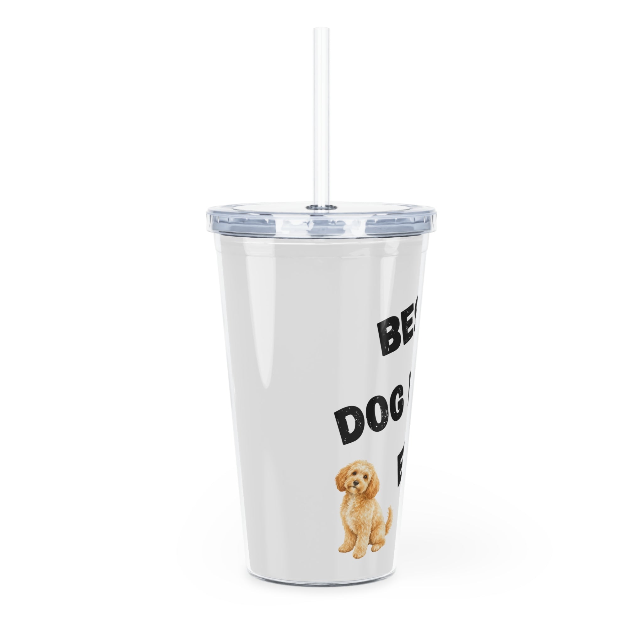 Best Dog Mama Ever Tumbler - Insulated Straw Cup for Dog Moms