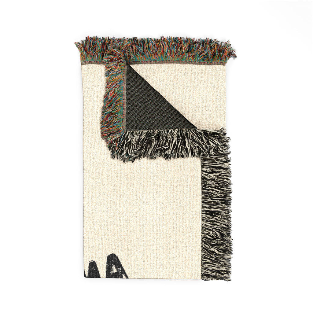 Best Dog Mama Ever Woven Blanket — Cozy Dog Lover Throw