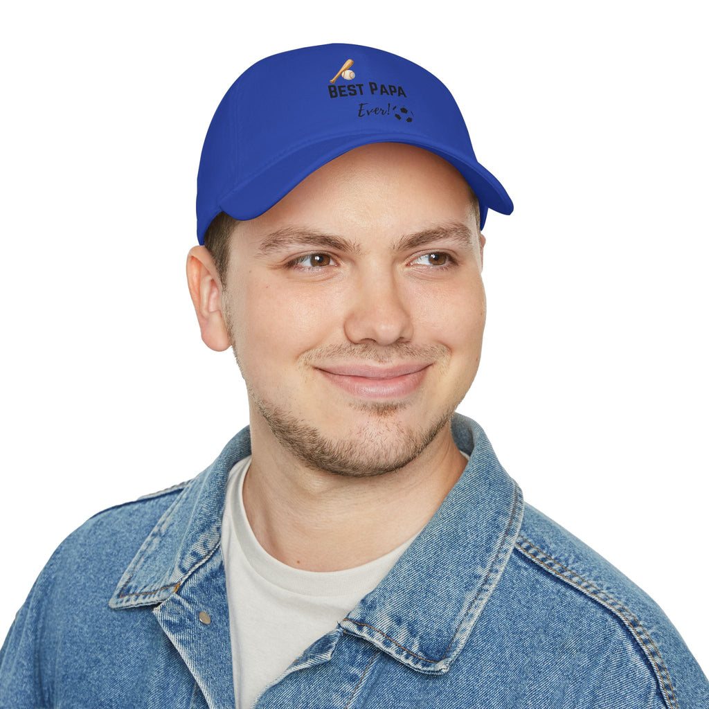 Best Papa Ever Baseball Cap — Dad Gift Soccer & Baseball Hat